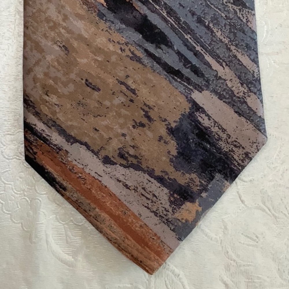 Alberto Serra TIE- brown/dark grey multi